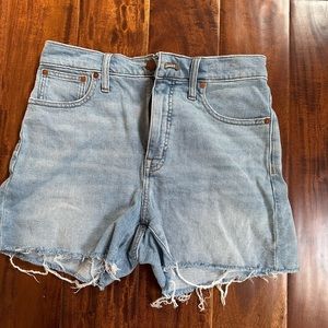 Madewell Mom Jean Shorts